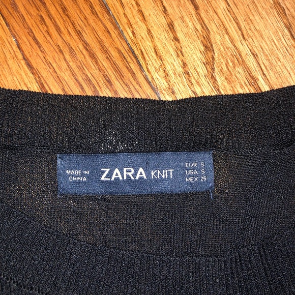 ZARA black t-shirt - Picture 4 of 6